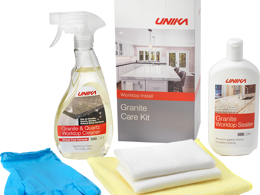 Kit per la cura del piano di lavoro in granito